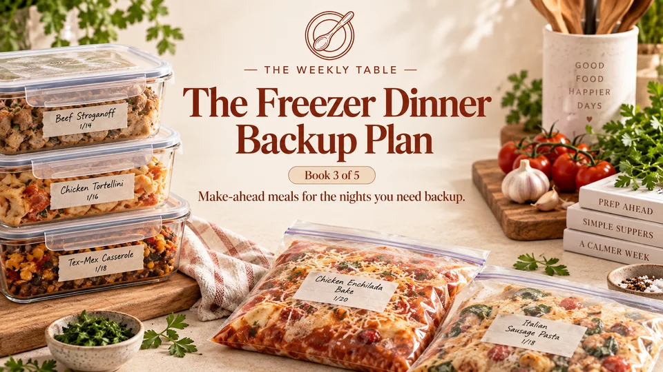 The Freezer Dinner Backup Plan, guide 3 of 5